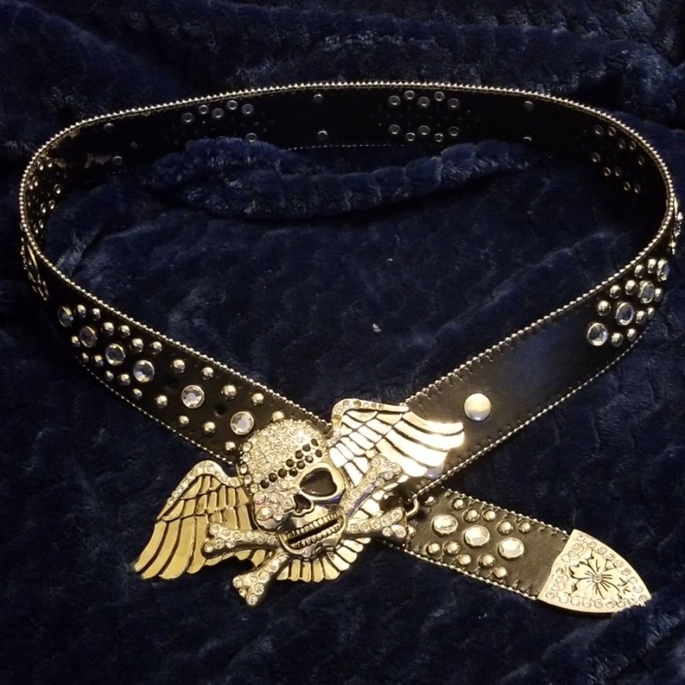 Bling Skull Belt